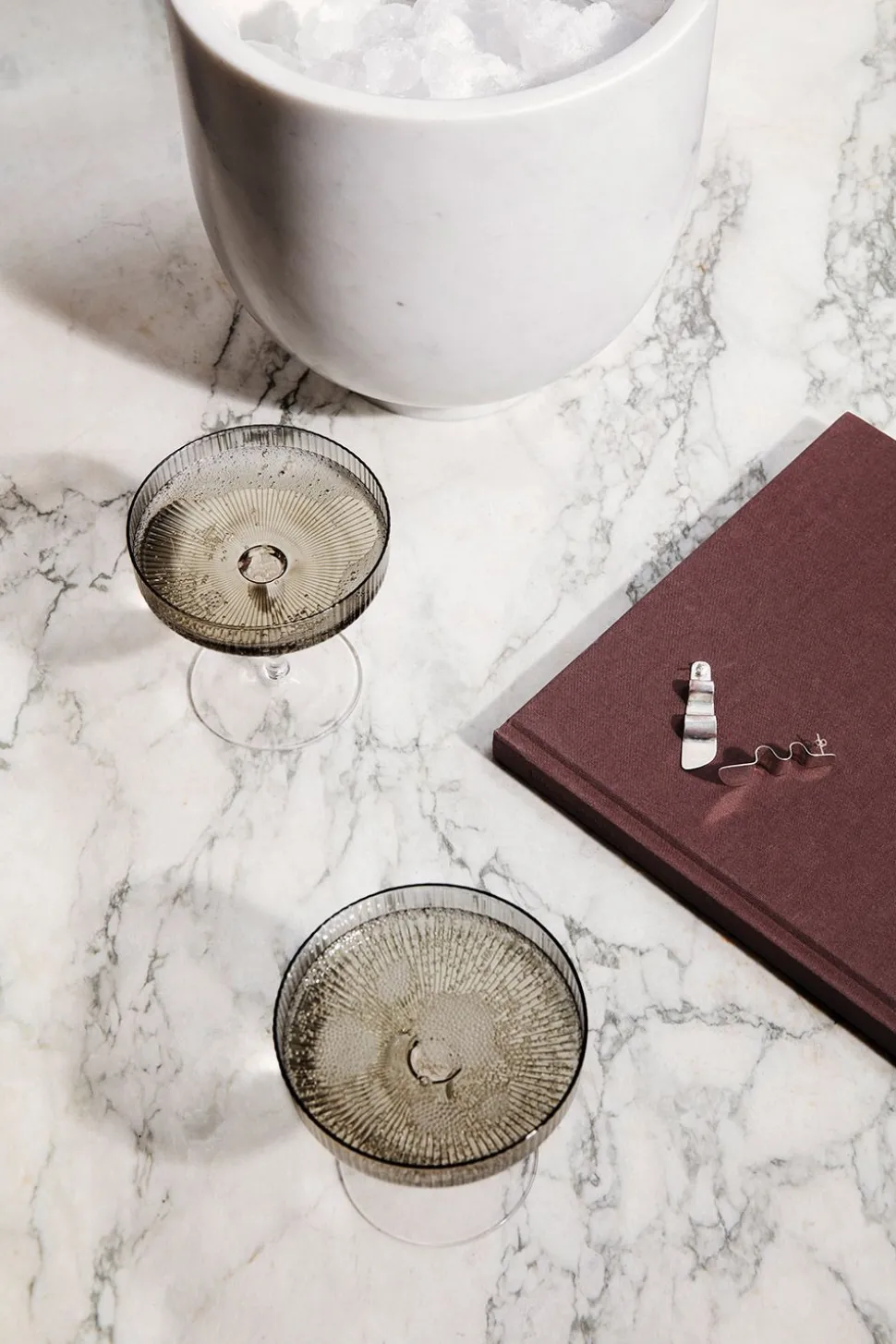 Ripple Champagne Saucer (Set of 2)