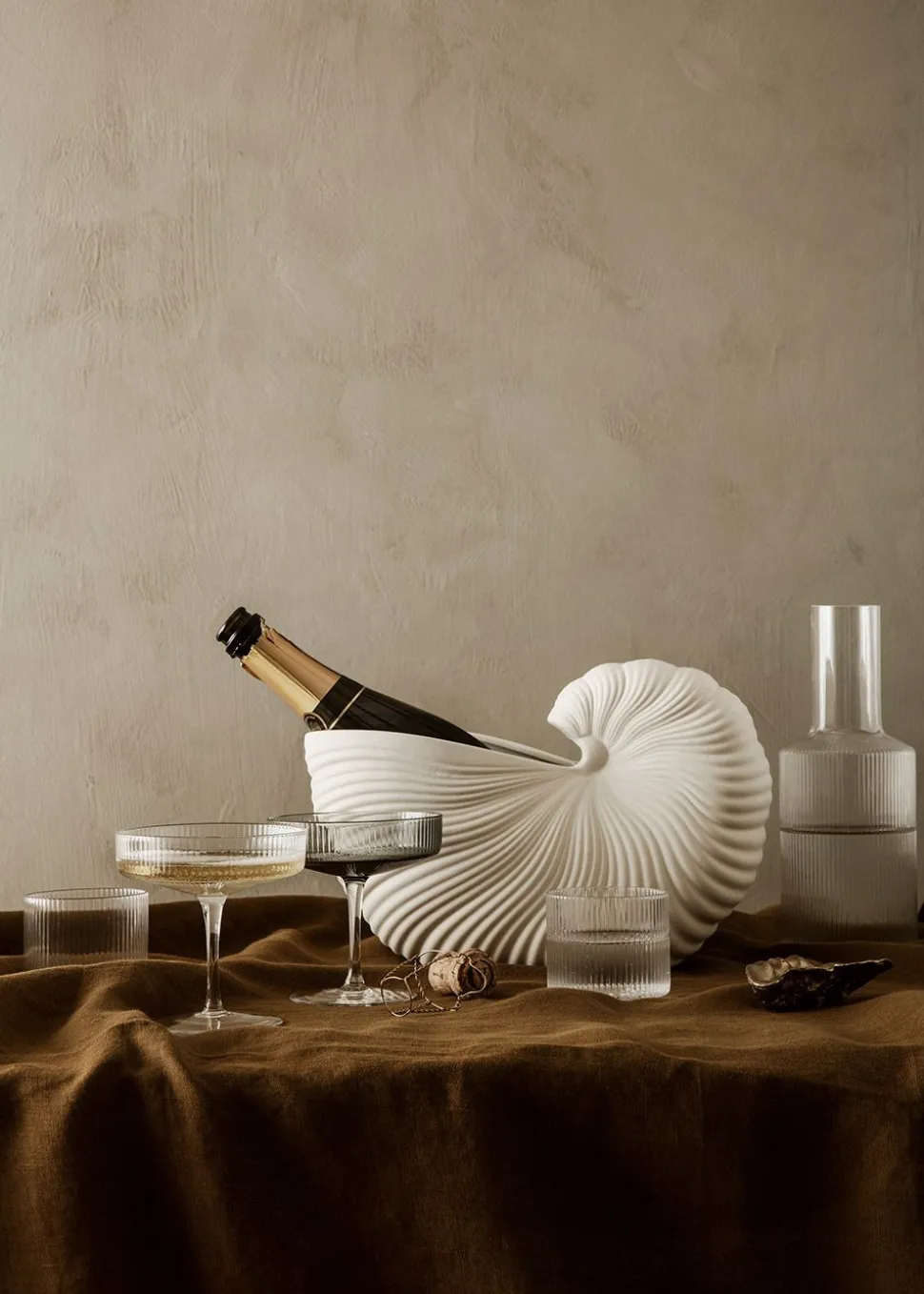 Ripple Champagne Saucer (Set of 2)