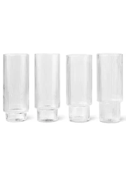 Ripple Long Drink Glass (Set of 4)