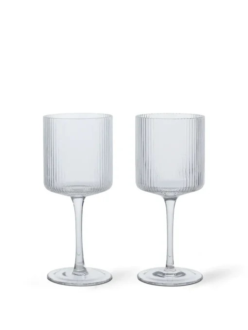 Ripple White Wine Glasses - Set Of 2