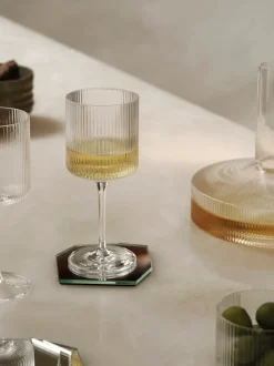 Ripple White Wine Glasses - Set Of 2