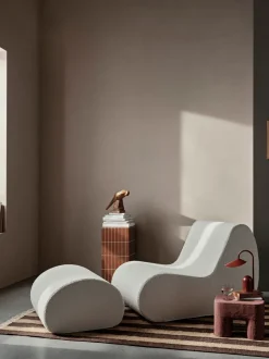Rouli Pouf Pure Bouclé