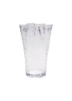 Ruffle Vase Clear