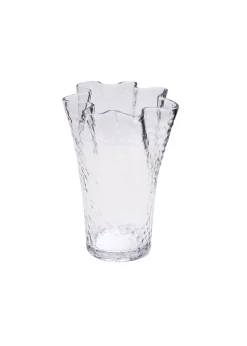 Ruffle Vase Clear