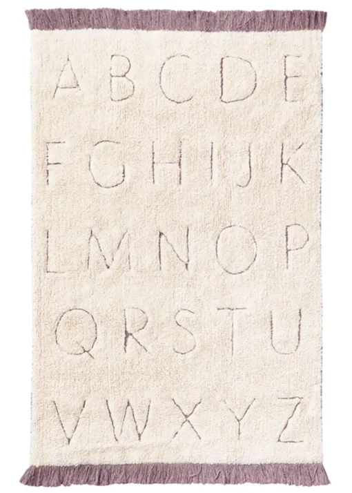 RugCycled Washable Rug ABC