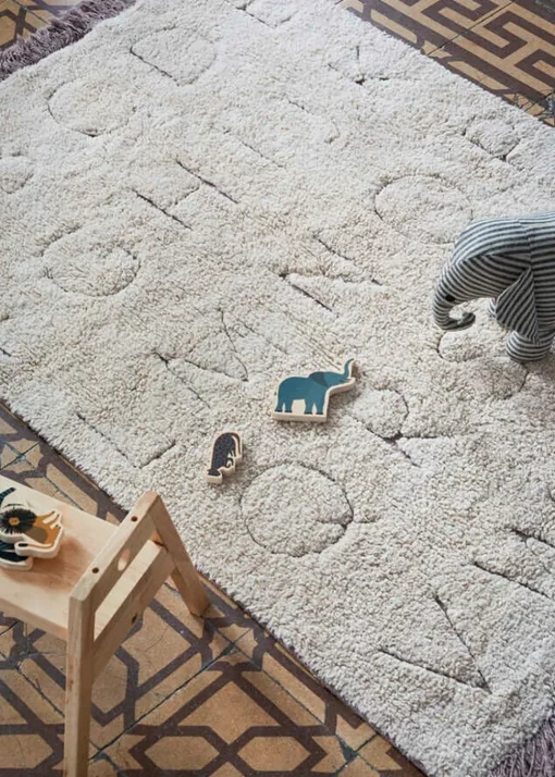 RugCycled Washable Rug ABC