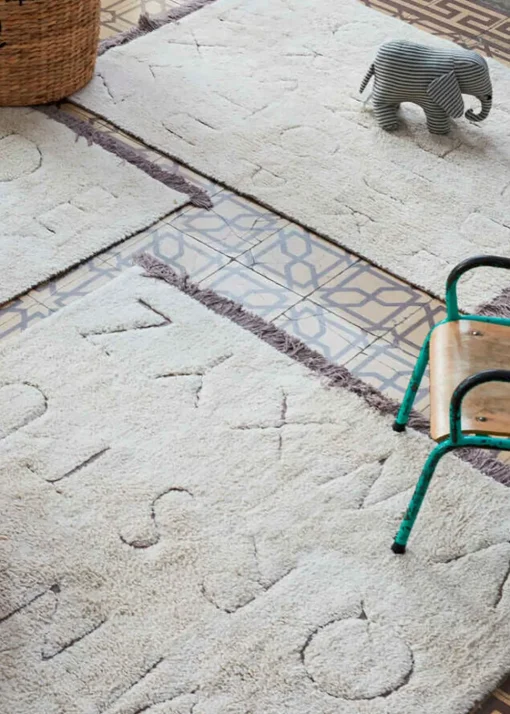 RugCycled Washable Rug ABC