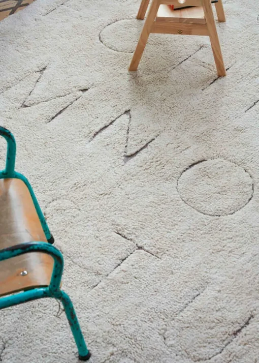 RugCycled Washable Rug ABC
