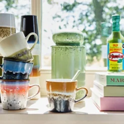 70s Americano Mugs (Set of 4)