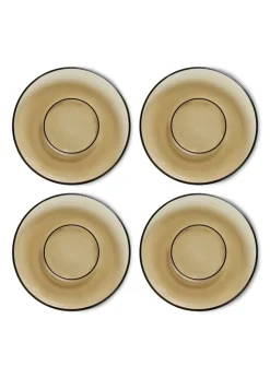 70's Glassware - Saucers (Set Of 4)