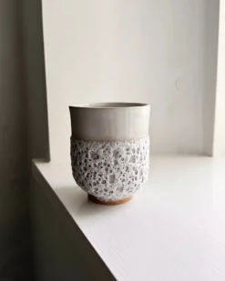 Sea foam cup, white
