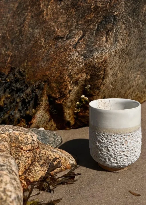 Sea foam cup, white