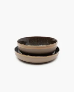 Serving Plate S Indi Grey Surface