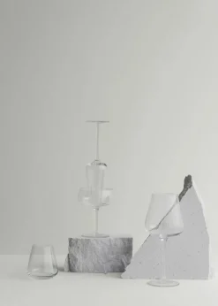 Set Of 2 Champagne Glasses - Tall - Belo Clear