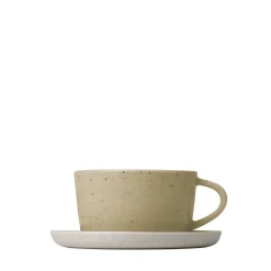 Set of 2 Coffee Cups with saucer - Sablo