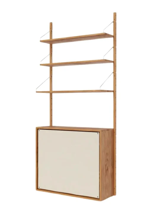 Shelf Library Canvas Cabinet Section H1852 / W80