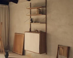 Shelf Library Canvas Cabinet Section H1852 / W80