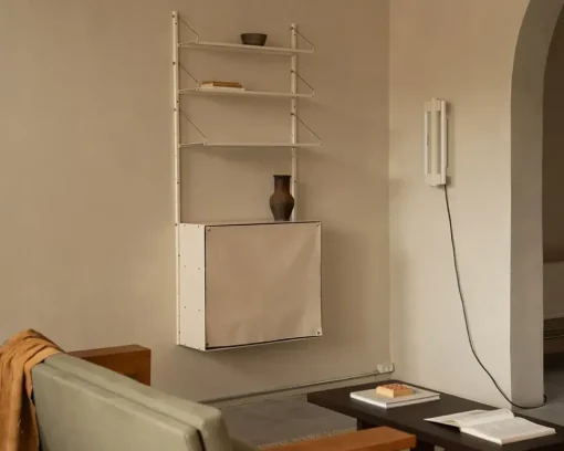 Shelf Library Canvas Cabinet Section H1852 / W80