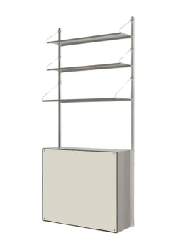 Shelf Library Canvas Cabinet Section H1852 / W80