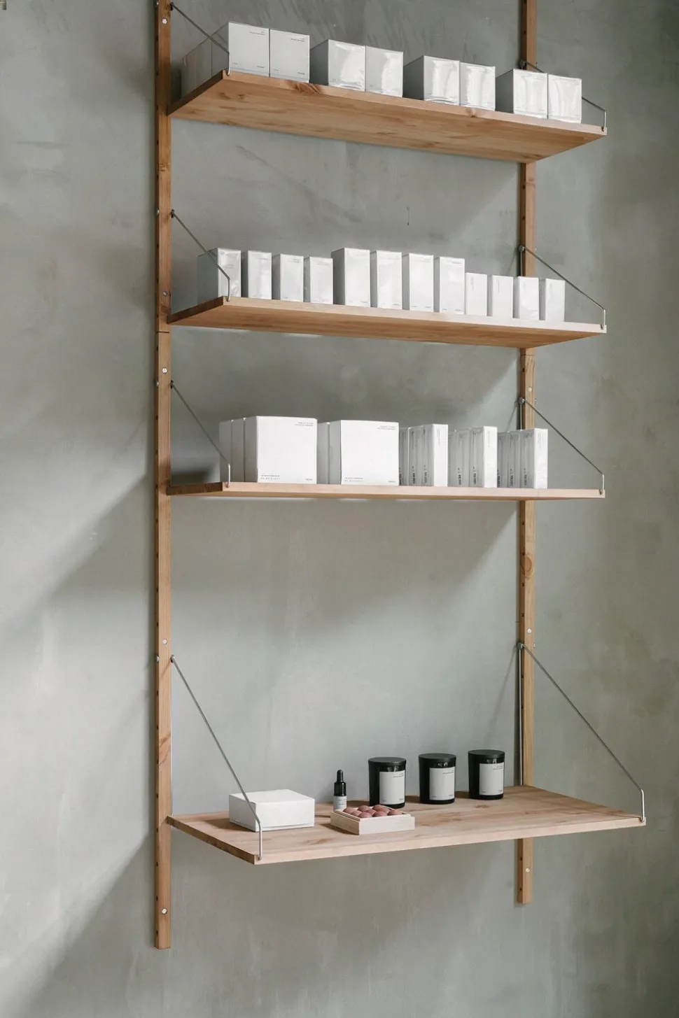 Shelf Library H1852 / Desk Section