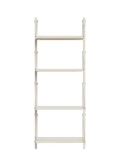 Shelf Library H1084 / Single Section - Warm White Steel