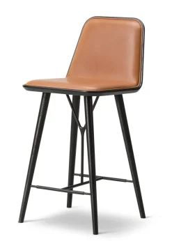 Spine Wood Barstool 1731 by Space Copenhagen