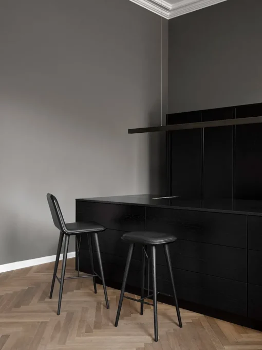 Spine Wood Barstool 1731 by Space Copenhagen