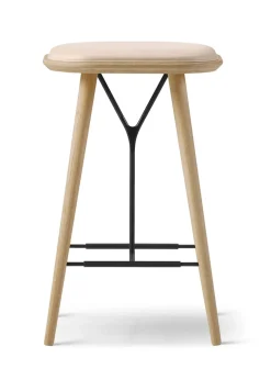 Spine Wood Stool 1736 by Space Copenhagen