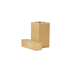 Square Solid Brass Candleholder