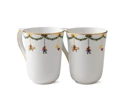 Star Ribbed Christmas - Cups and Mugs