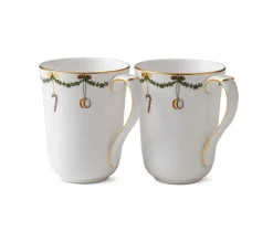 Star Ribbed Christmas - Cups and Mugs