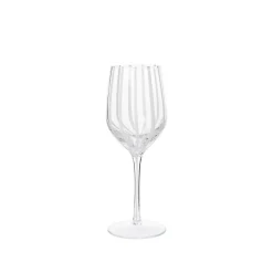 Stripe White Wine Glass