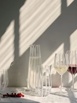 Stripe White Wine Glass