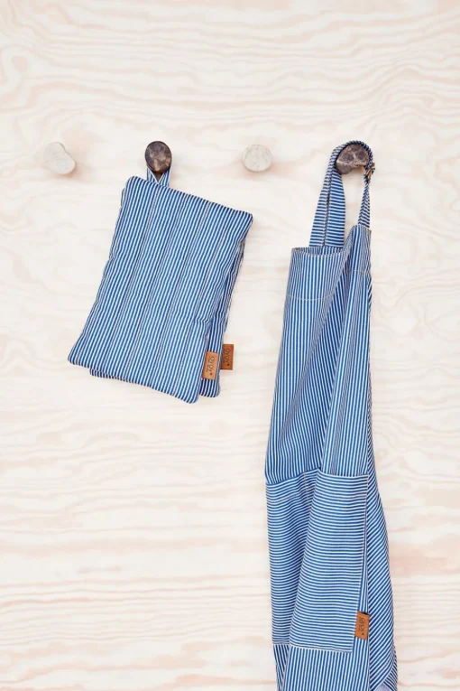 Striped Denim Apron