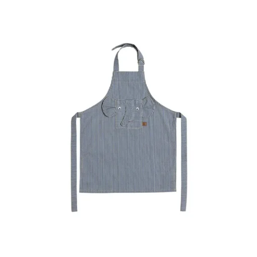 Striped Denim Elephant Apron