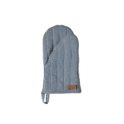 Striped Denim Kitchen Glove