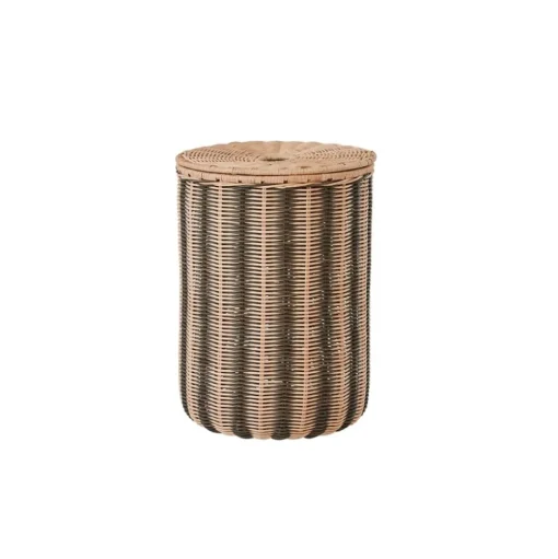 Striped Laundry Bin