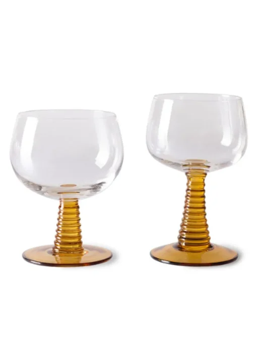 Swirl Wine Glass High