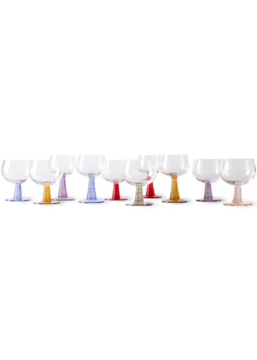 Swirl Wine Glass High