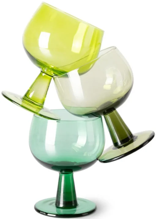 The Emeralds Wine Glass