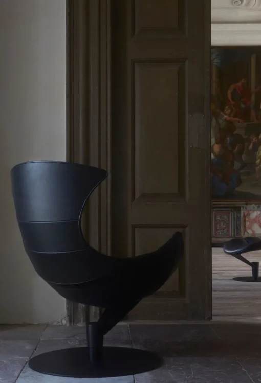 The Lobster Chair with footstool