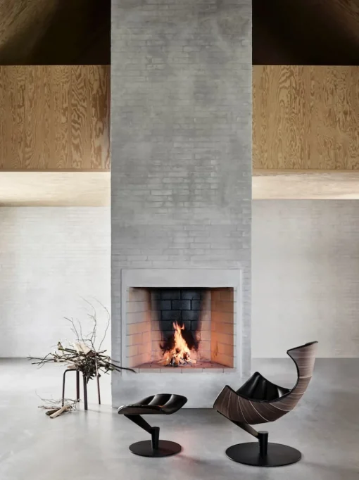 The Lobster Chair with footstool