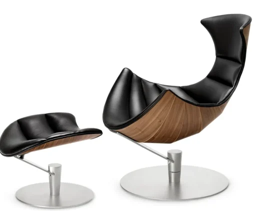 The Lobster Chair with footstool