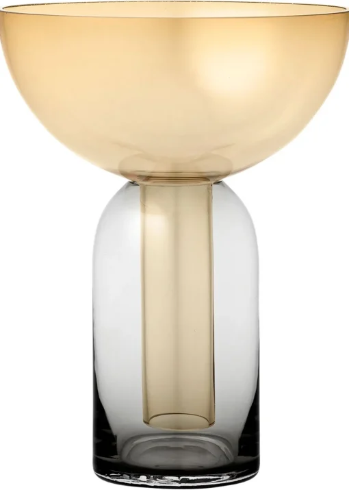 Torus glass vase