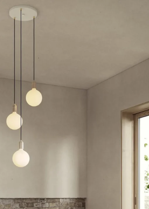 Triple Pendant - White/Black - Sphere IV