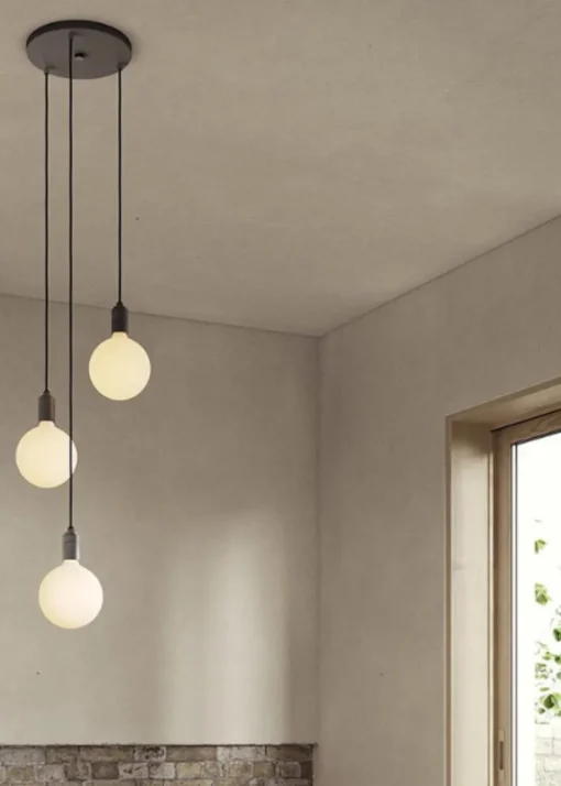 Triple Pendant - White/Black - Sphere IV