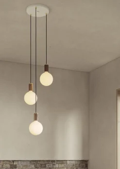 Triple Pendant - White/Black - Sphere IV