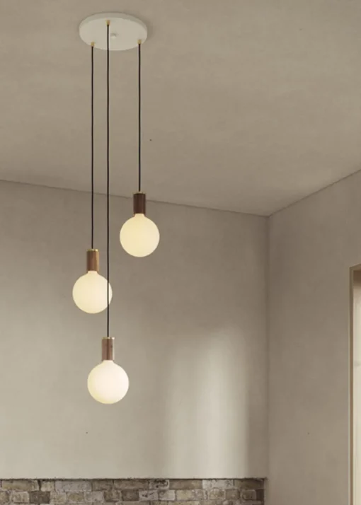 Triple Pendant - White/Black - Sphere IV