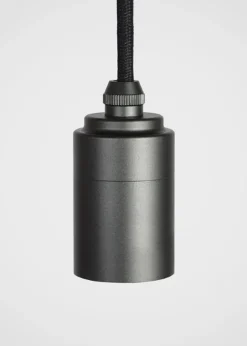 Triple Pendant Canopy - White/Black