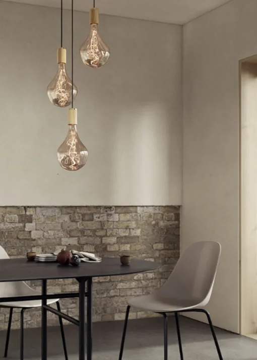 Triple Pendant Canopy - White/Black